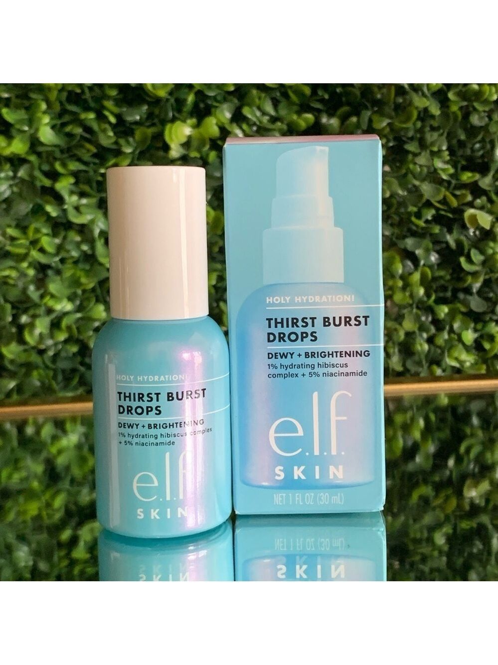 E.l.f. Cosmetics Holy Hydration! Thirst Burst Drops Dewy+Brightening | NEW | Elf